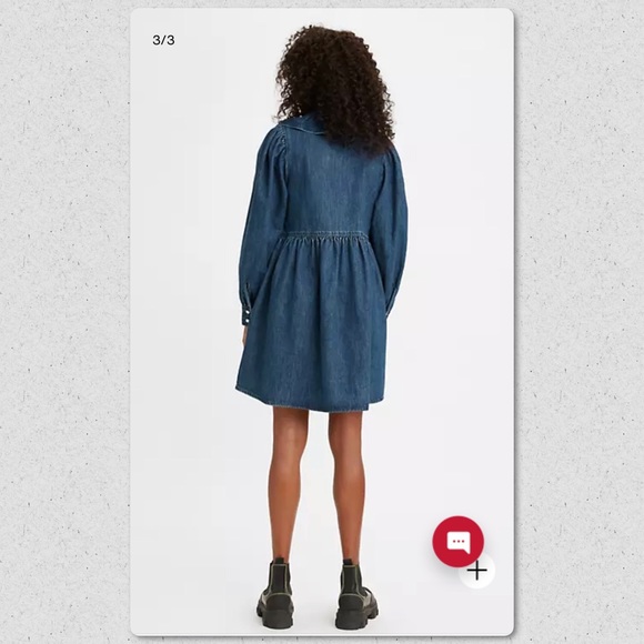 Dresses | Levis Mira Cotton Denim Dress 